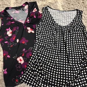 New York & Company Dressy V-neck Tank Tops